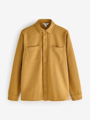 Seasalt Cornwall Yellow Mens Rigging Overshirt - Image 4 of 6