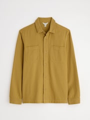 Seasalt Cornwall Yellow Mens Rigging Overshirt - Image 5 of 6