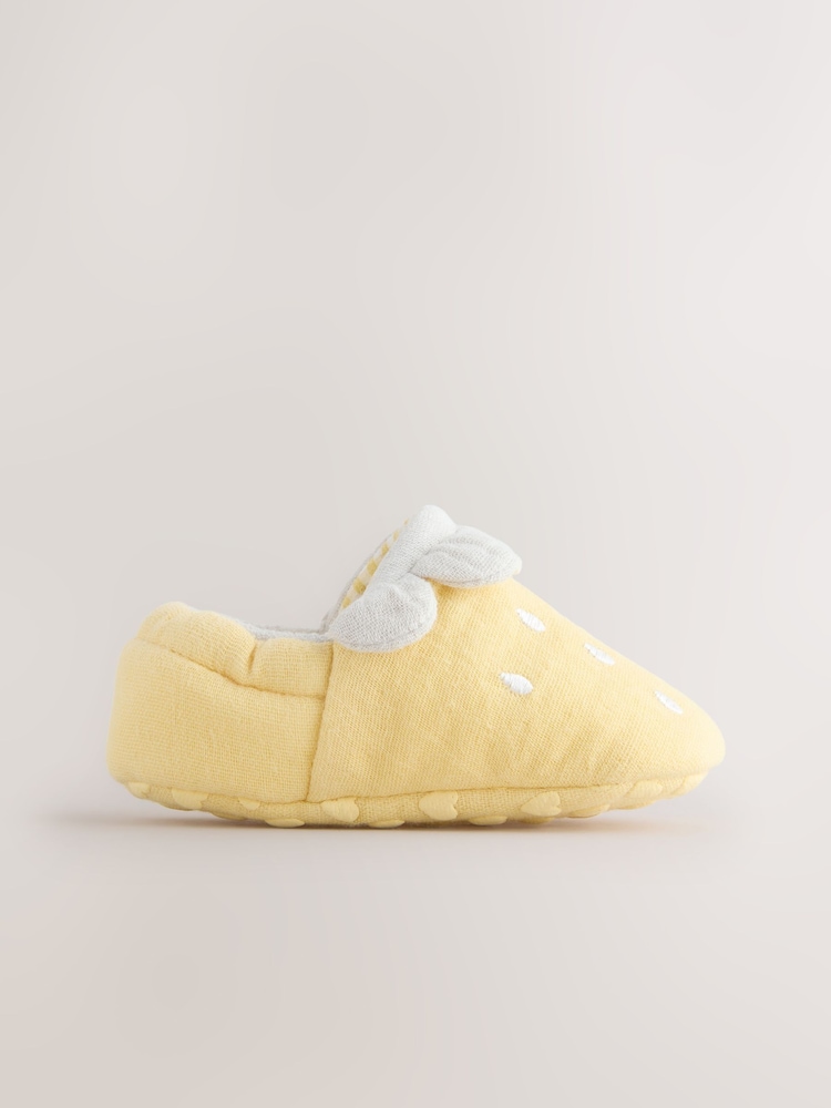 Yellow Lemon Baby Slip-On Shoes (0-18mths) - Image 2 of 5 Yellow Lemon Baby Slip-On Shoes (0-18mths) - Image 2 of 5