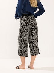 M&Co Black Petite Wide Leg Culottes - Image 2 of 4