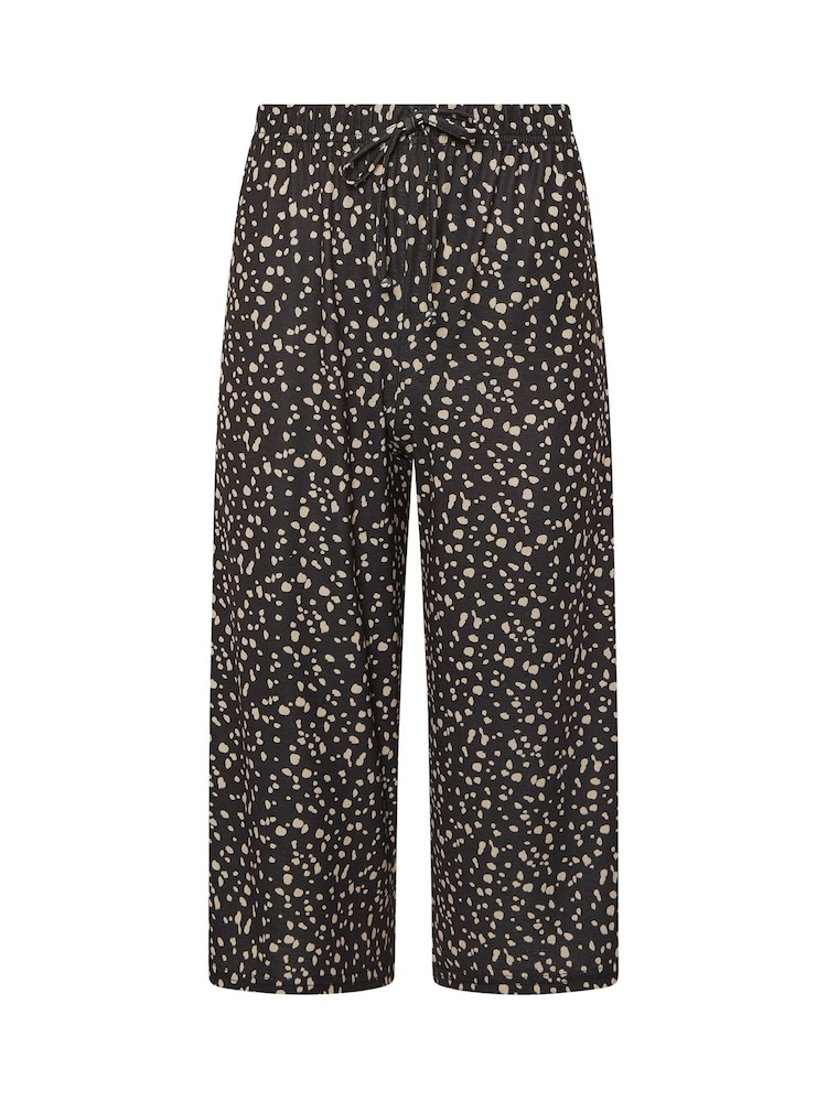 M&Co Black Petite Wide Leg Culottes - Image 4 of 4