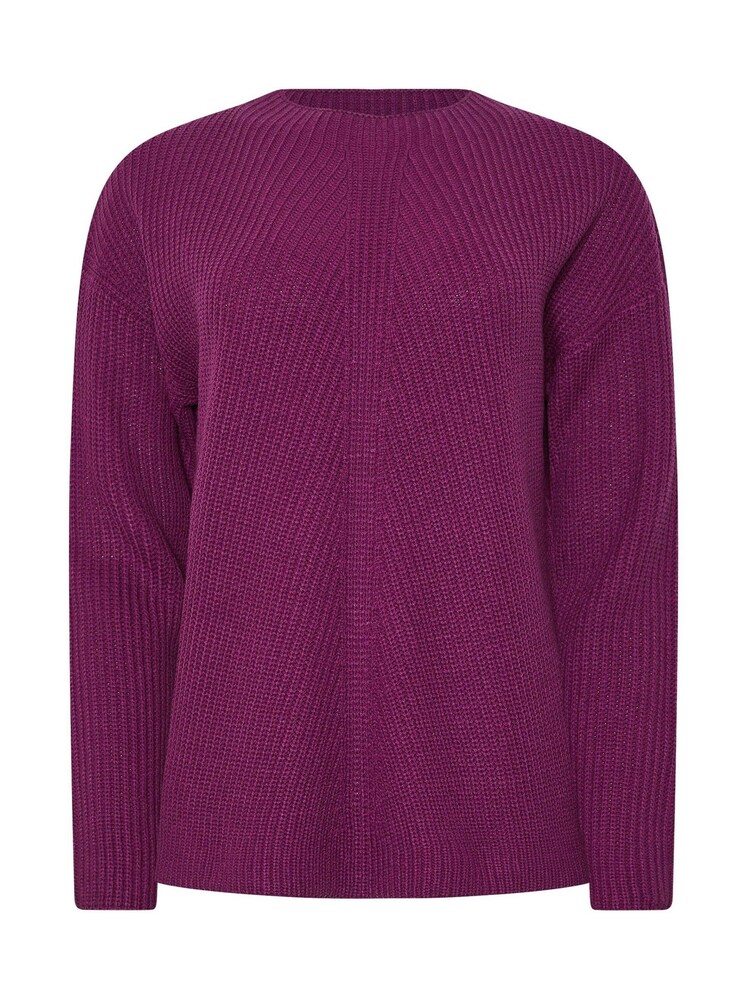 M&Co Purple Funnel Neck Stitch Jumper - Image 5 of 5