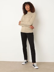 M&Co Natural Button Turtle Neck Jumper - Image 2 of 5