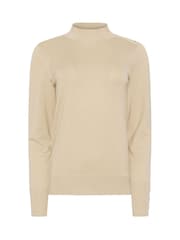 M&Co Natural Button Turtle Neck Jumper - Image 5 of 5
