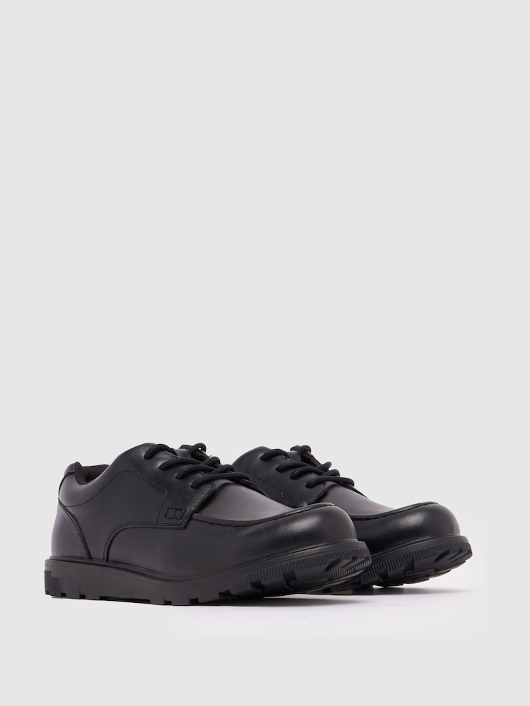 Schuh BTS Rebel Lace-Up Black Shoes - Image 2 of 4