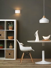 Dar Lighting Paintable Plaster Hove Wall Washer - Image 1 of 4