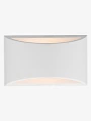 Dar Lighting Paintable Plaster Hove Wall Washer - Image 2 of 4