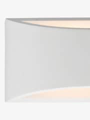 Dar Lighting Paintable Plaster Hove Wall Washer - Image 3 of 4