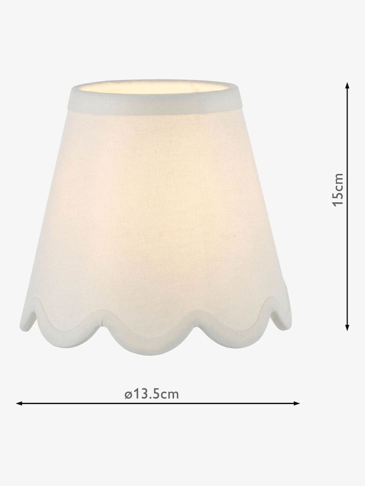 Dar Lighting Ivory Nerita Shade - Image 3 of 3 Dar Lighting Ivory Nerita Shade - Image 3 of 3