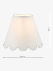 Dar Lighting Ivory Nerita Shade - Image 3 of 3