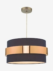 Dar Lighting Blue Easy Fit Oki Pendant Light - Image 2 of 4