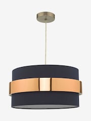 Dar Lighting Blue Easy Fit Oki Pendant Light - Image 3 of 4