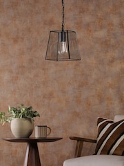 Dar Lighting Matt Black  Glass Brooks Small Pendant - Image 2 of 5