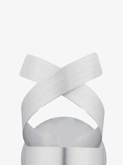 Dar Lighting Brushed Aluminium Polished Chrome Rawley Wall Light - Image 3 of 4
