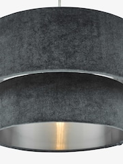 Dar Lighting Grey Easy Fit Suvan Pendant Light - Image 5 of 6