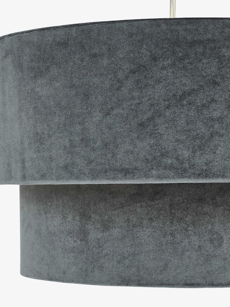 Dar Lighting Grey Easy Fit Suvan Pendant Light - Image 6 of 6 Dar Lighting Grey Easy Fit Suvan Pendant Light - Image 6 of 6