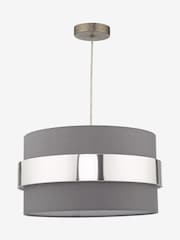 Dar Lighting Grey Easy Fit Oki Pendant Light - Image 4 of 4