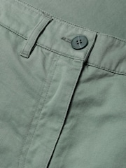 Seasalt Cornwall Green Mor Path Cotton Tapered Trousers - Image 5 of 5