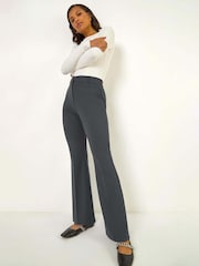 Roman Grey Bootcut Leg Stretch Trousers - Image 1 of 5