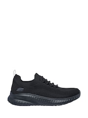Skechers Black Squad Chaos Slip Resistant Work Trainers - Image 1 of 5
