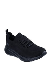 Skechers Black Squad Chaos Slip Resistant Work Trainers - Image 3 of 5