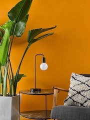 Dar Lighting Matt Black Dena Table Lamp - Image 2 of 8