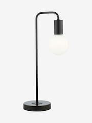 Dar Lighting Matt Black Dena Table Lamp - Image 3 of 8