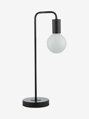 Dar Lighting Matt Black Dena Table Lamp - Image 4 of 8