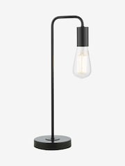 Dar Lighting Matt Black Dena Table Lamp - Image 6 of 8