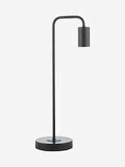 Dar Lighting Matt Black Dena Table Lamp - Image 7 of 8