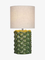 Dar Lighting Green Jayden Table Lamp - Image 3 of 5