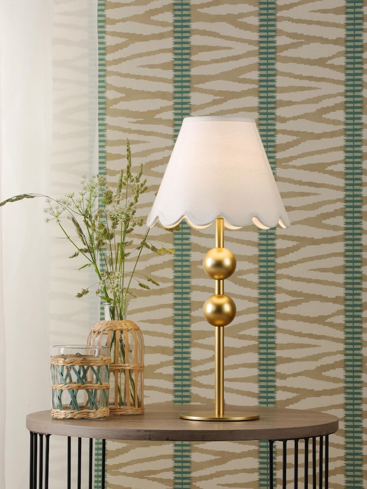Dar Lighting Satin Gold Tilda Table Lamp - Image 1 of 9