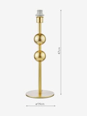 Dar Lighting Satin Gold Tilda Table Lamp - Image 4 of 9