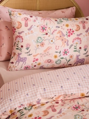 2 Pack Pink Horses Duvet Cover and Pillowcase Set - Image 5 of 7