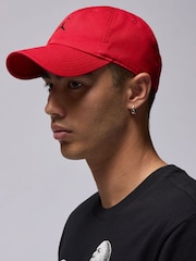 Nike Red Jordan Club Unstructured Curved-Bill Hat - Image 3 of 6