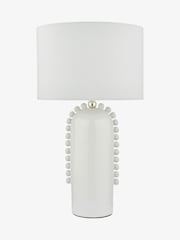 Dar Lighting White Polished Gold Dolce Table Lamp - Image 4 of 6