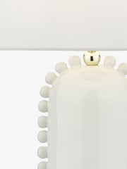 Dar Lighting White Polished Gold Dolce Table Lamp - Image 5 of 6