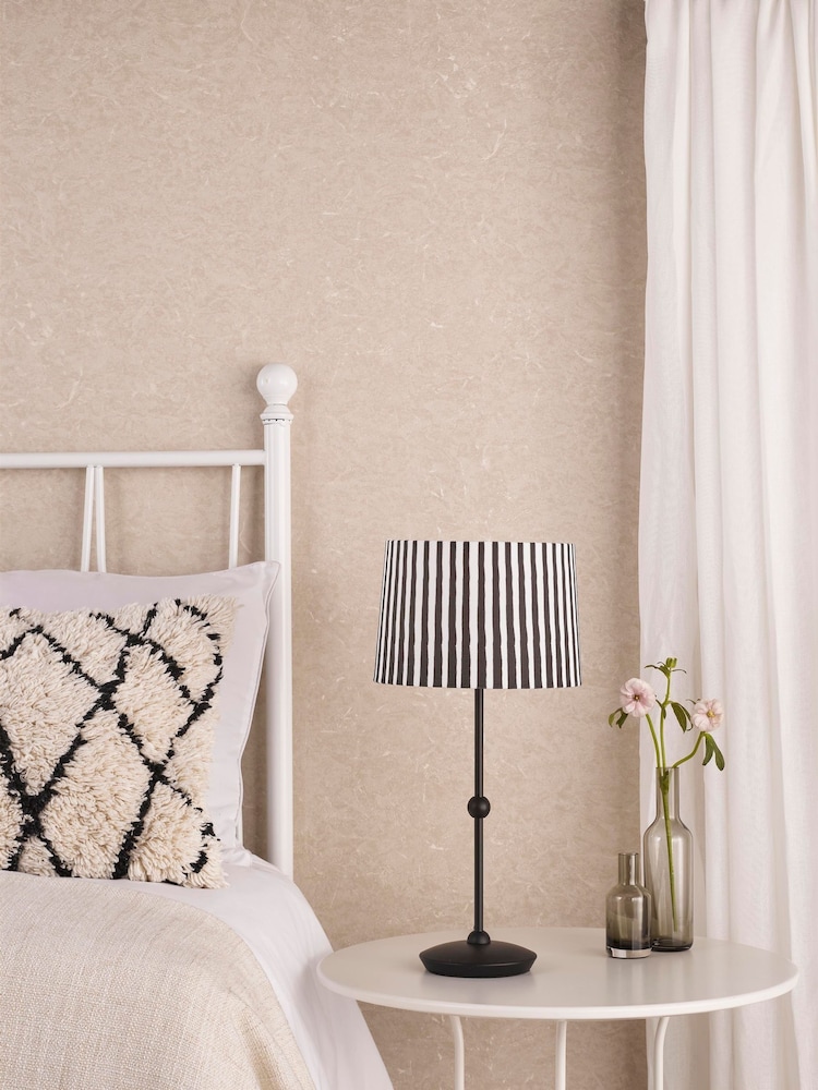 Dar Lighting Matt Black Sonia Table Lamp - Image 2 of 7