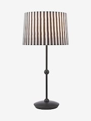 Dar Lighting Matt Black Sonia Table Lamp - Image 3 of 7