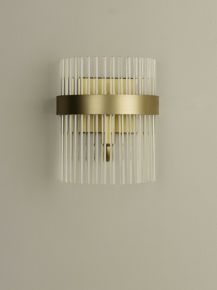 Laura Ashley Brass Alexa 1 Wall Light - Image 2 of 7 Laura Ashley Brass Alexa 1 Wall Light - Image 2 of 7