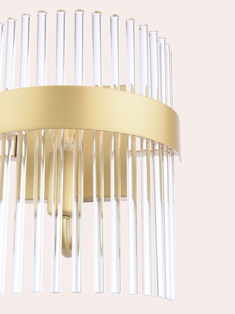 Laura Ashley Brass Alexa 1 Wall Light - Image 7 of 7 Laura Ashley Brass Alexa 1 Wall Light - Image 7 of 7