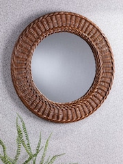 Laura Ashley Brown Cait Mirror - Image 1 of 4