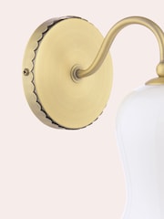 Laura Ashley Brass Lidsell 1 Wall Light - Image 5 of 5