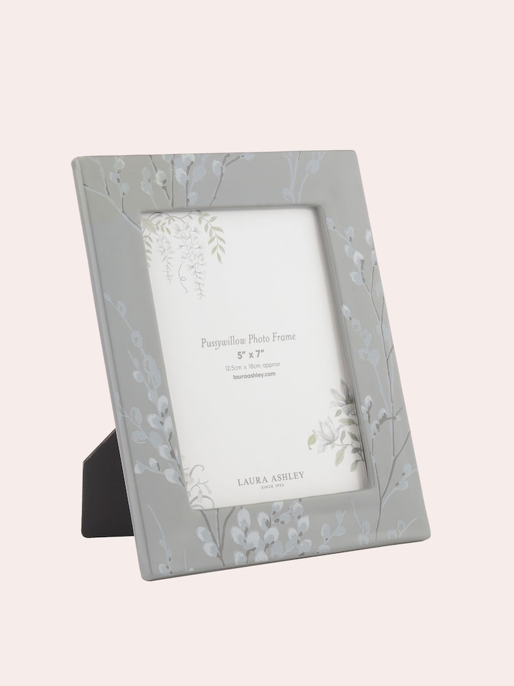 Laura Ashley Grey Pussy Willow Photo Frame - Image 2 of 4