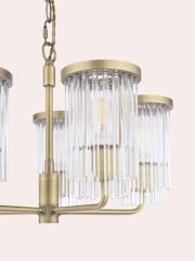 Laura Ashley Brass Hilcote 5 Light Pendant - Image 6 of 7