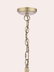 Laura Ashley Brass Hilcote 5 Light Pendant - Image 7 of 7