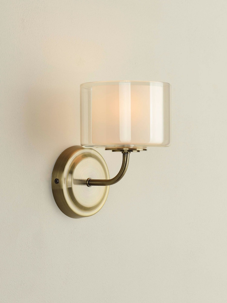 Laura Ashley Brass Southwell 1 Wall Light - Image 1 of 5