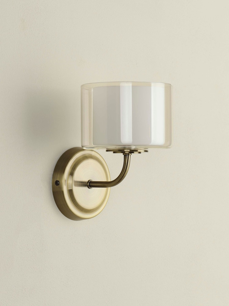 Laura Ashley Brass Southwell 1 Wall Light - Image 2 of 5