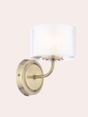 Laura Ashley Brass Southwell 1 Wall Light - Image 3 of 5