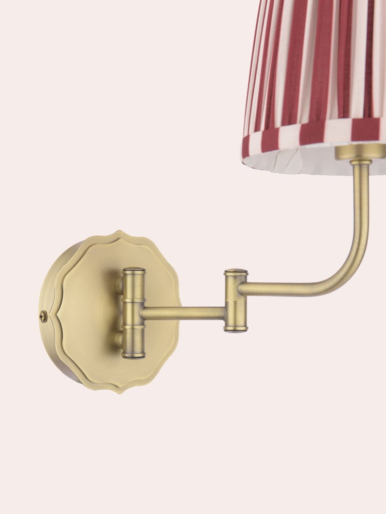 Laura Ashley Brass Denwick 1 Wall Light - Image 6 of 6